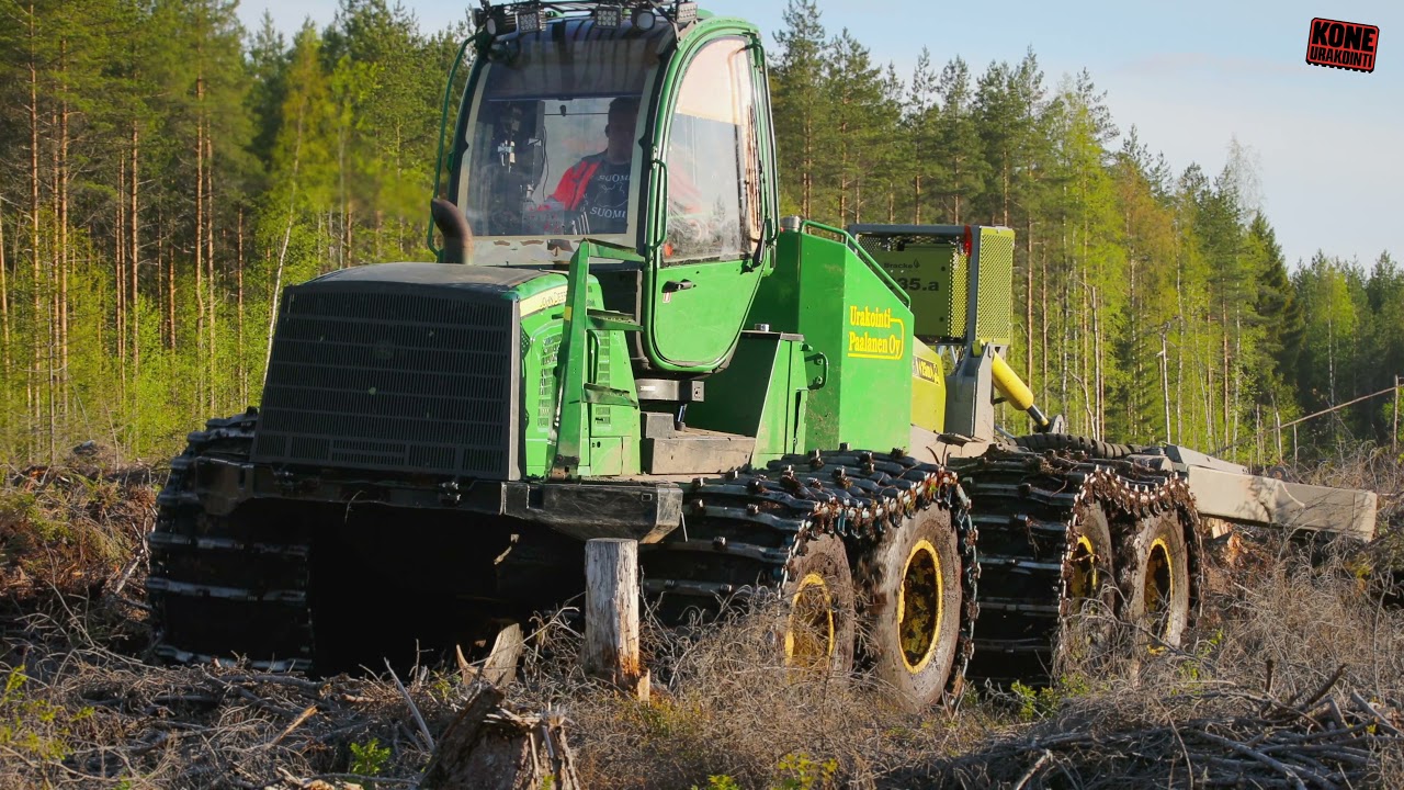 John Deere 1910E ja Bracke T35