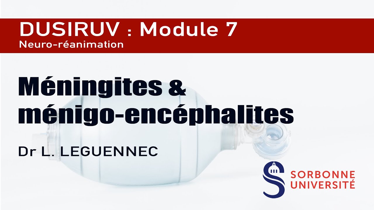 Module 7 : Méningites & méningo-encéphalites