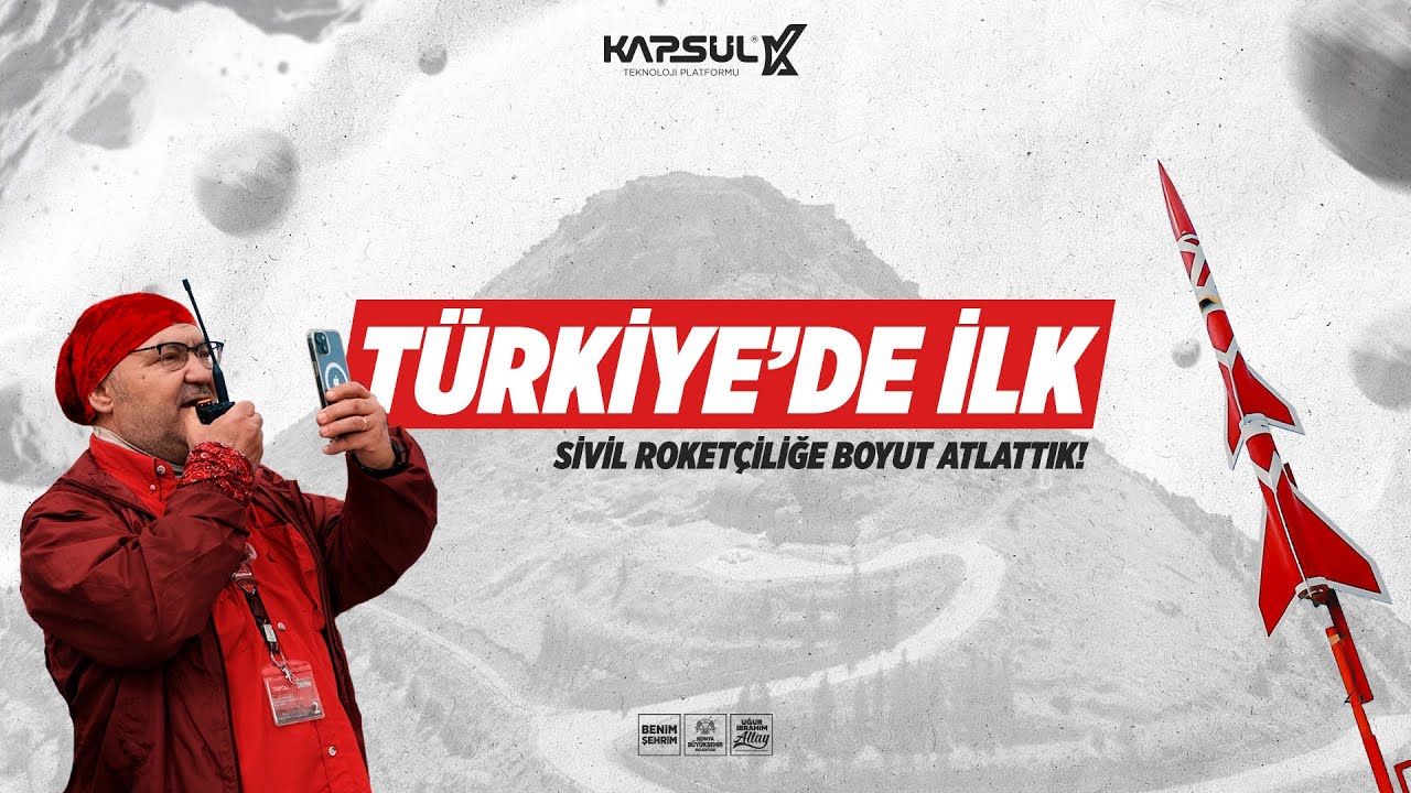 Türkiye’nin İlk Sivil Çift Kademeli Roket Fırlatması Başarıya Ulaştı | Kapsül Teknoloji Platformu