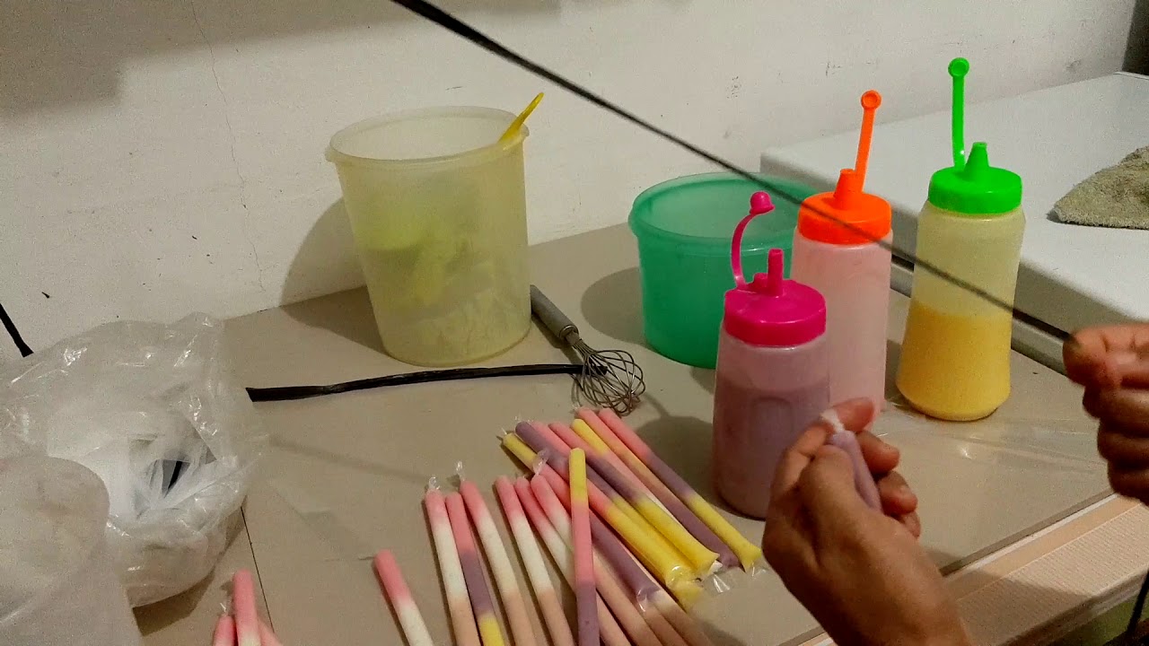 Cara mengikat es pensil yogurt dengan tali yang mudah, cepat dan kencang