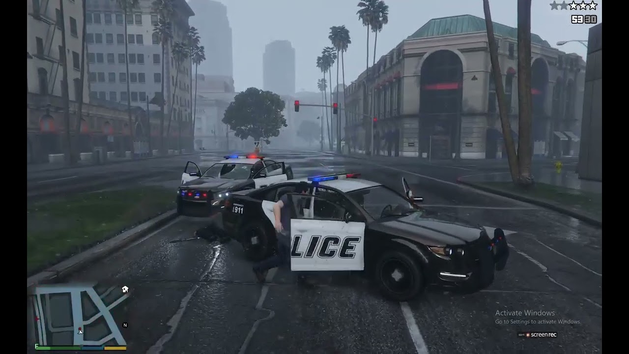wasted micheal in gta 5 #rao