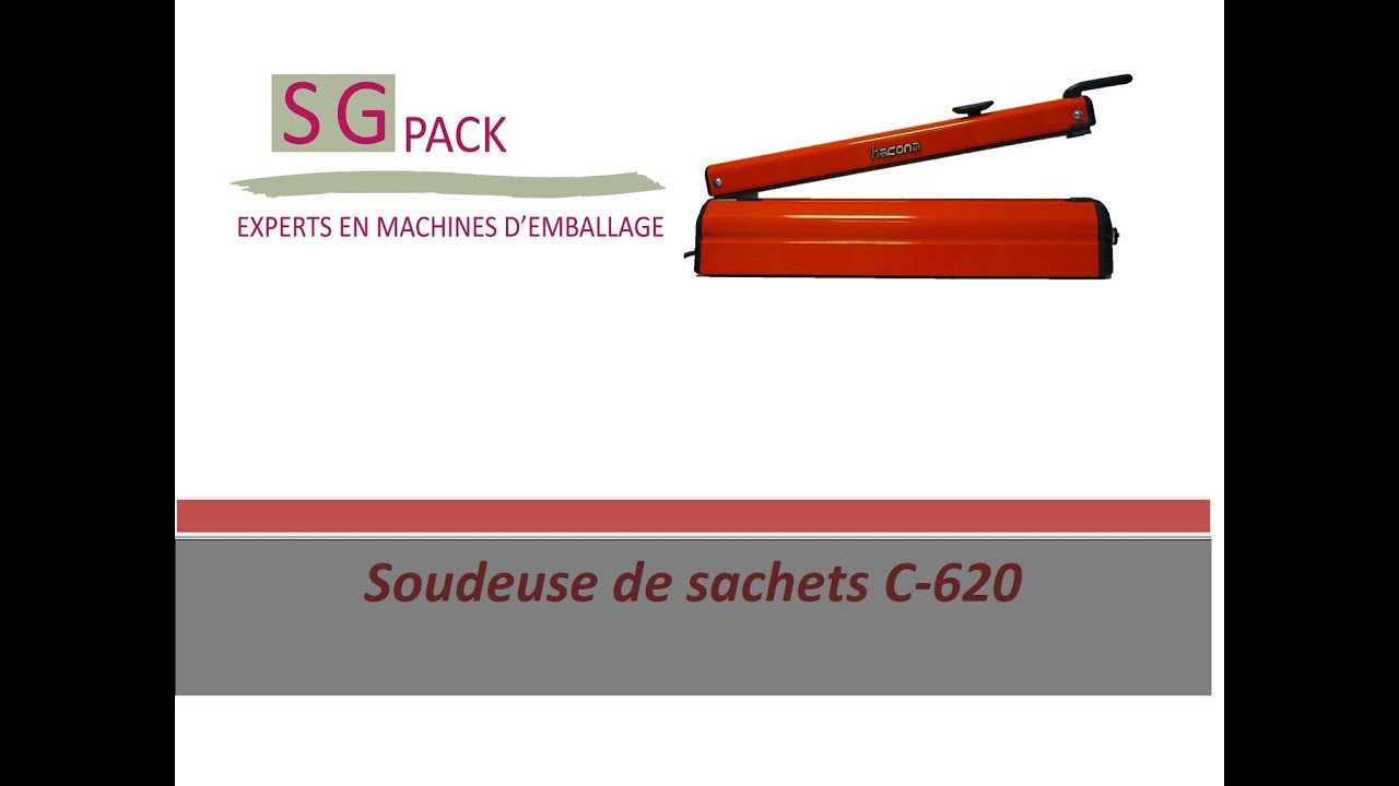 Thermoscelleuse de sachets C 620