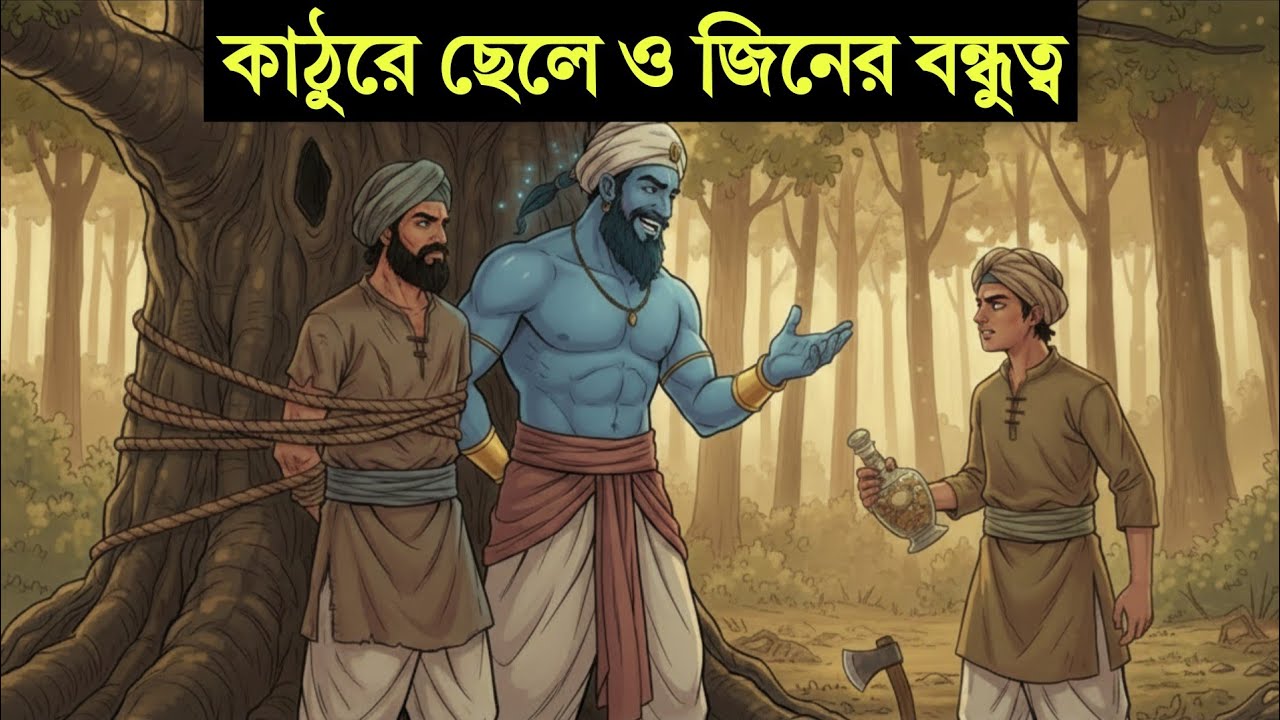কাঠুরে ছেলে ও জিনের বন্ধুত্ব | বুদ্ধির জোরে বদলে গেল ভাগ্য | Voice Of Islam 