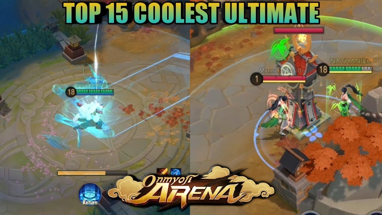 TOP 15 SHIKIGAMI WITH COOLEST ULTIMATE IN ONMYOJI ARENA
