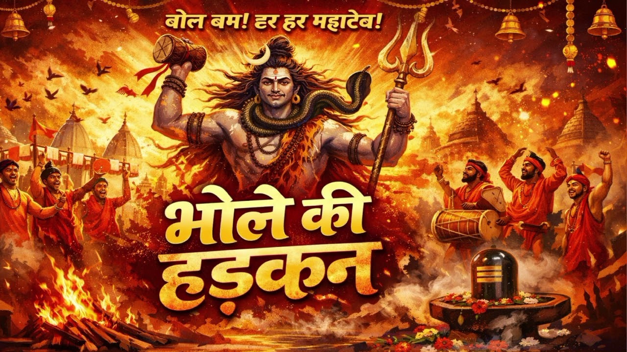 भोलेनाथ का सुपरहिट भजन 💥 | फुल जोश + देसी वाइब्स | Viral Shiv Bhajan #navinsuthar #navin #mahadev 