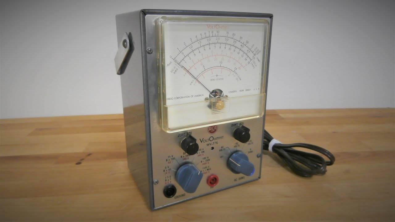 Реставрация VTVM - RCA WV-77E VoltOhmyst