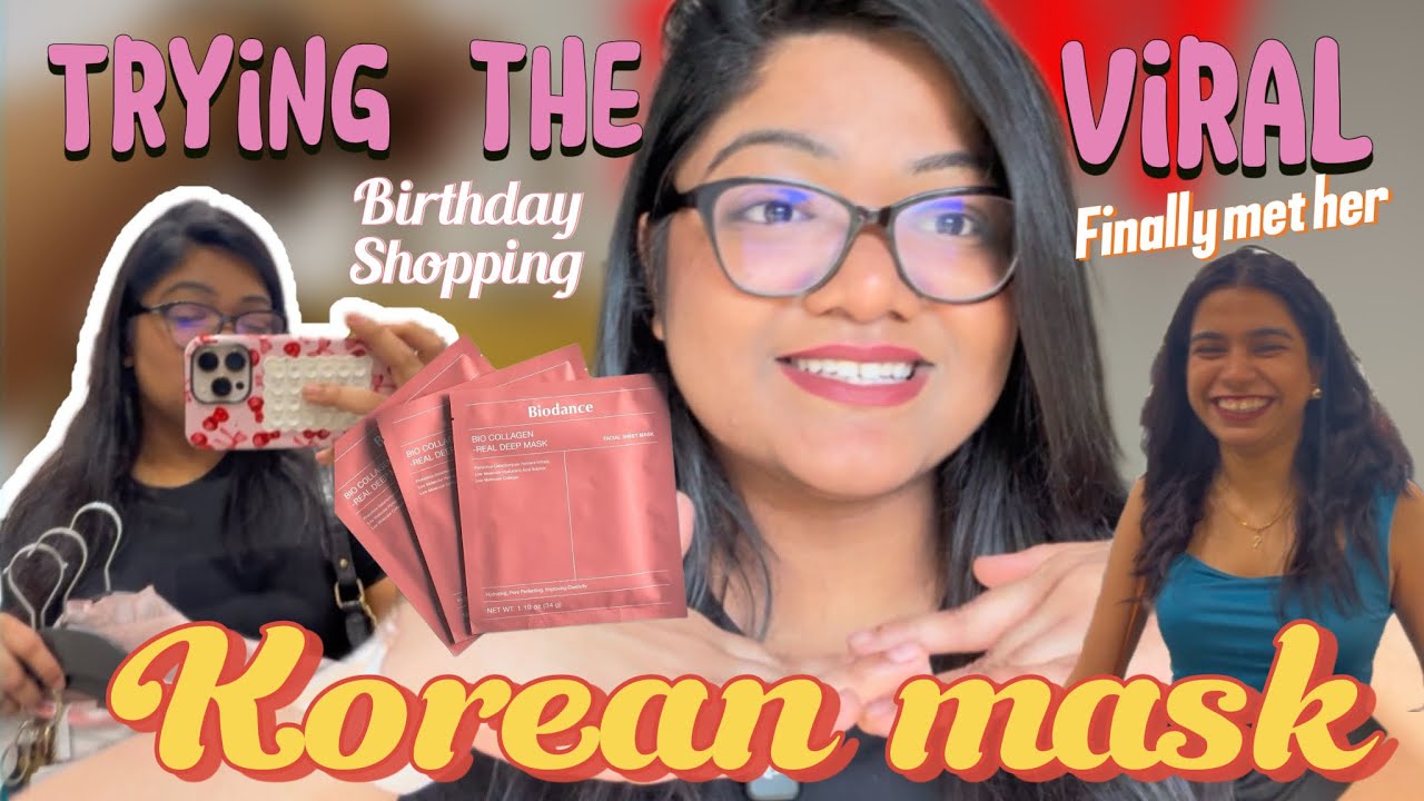 Non sponsored skincare  | Korean mask | ✨👀 | Apurva loke