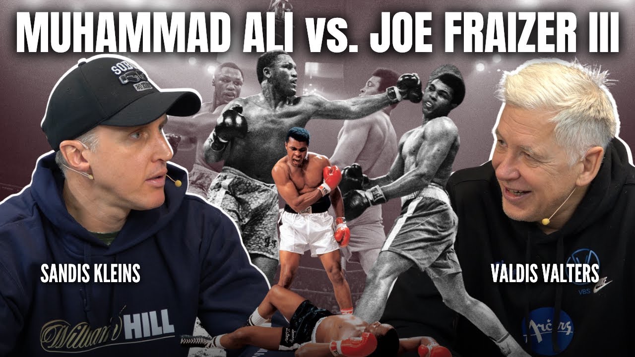 Vēstures lappuse #14:  MUHAMMAD ALI vs. JOE FRAIZER III | Sandis Kleins  ar Valdi Valteru