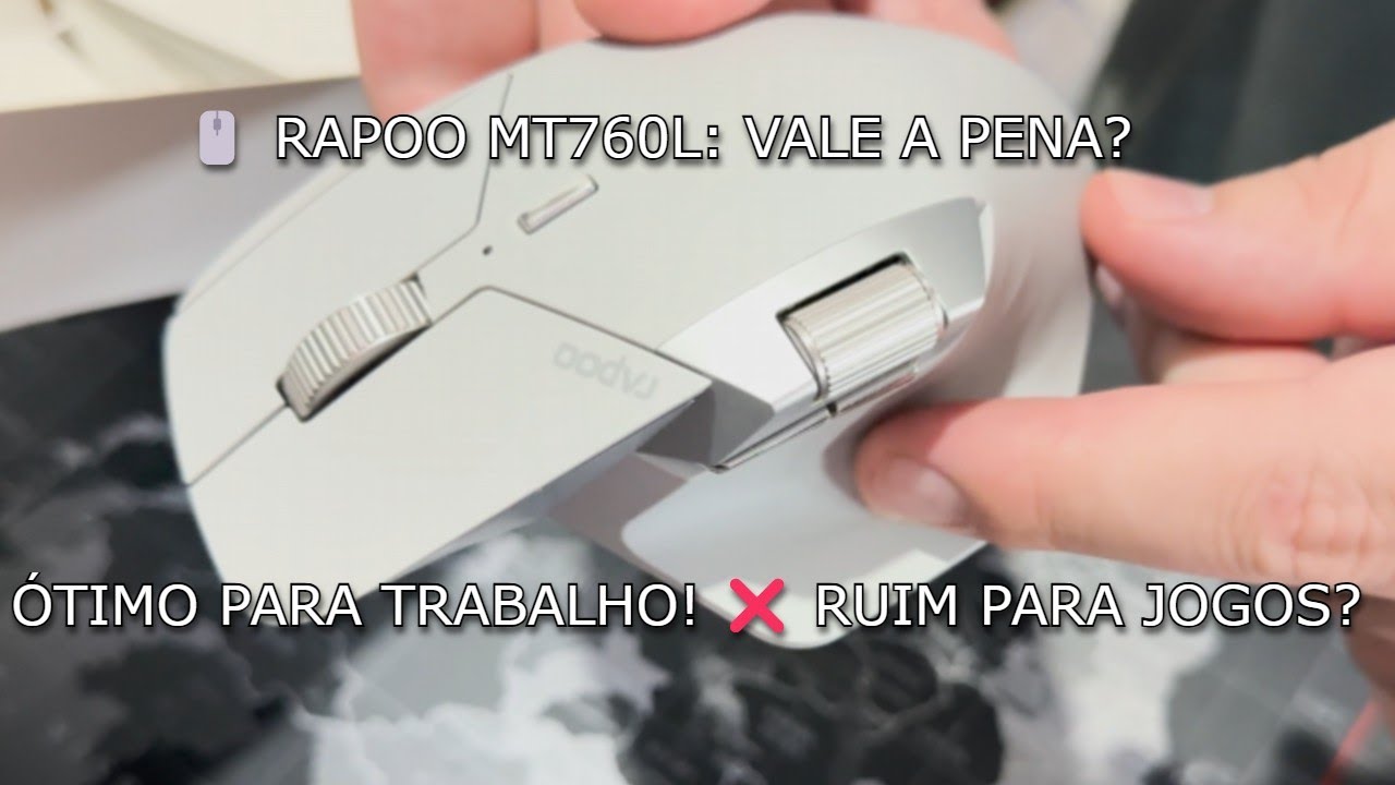 Rapoo MT760 Review: O Melhor Mouse para Produtividade? (Mas e para Jogos?)