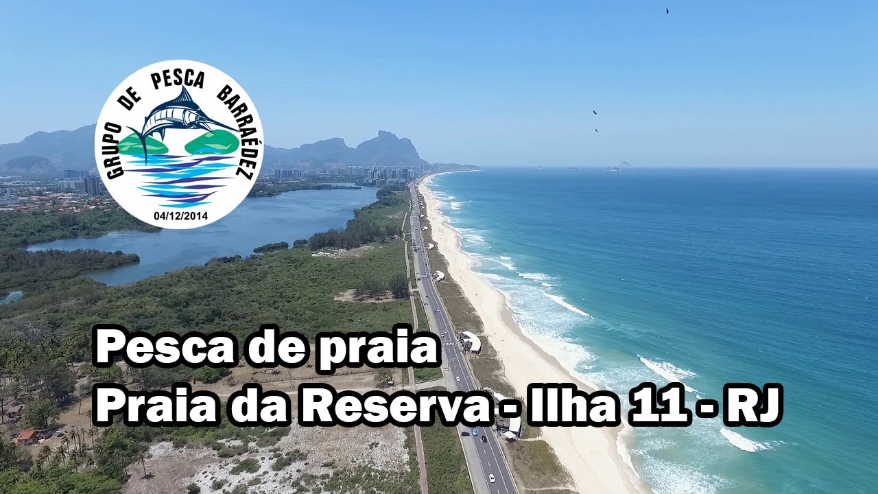 Pesca na praia da Reserva - Ilha 11 - RJ