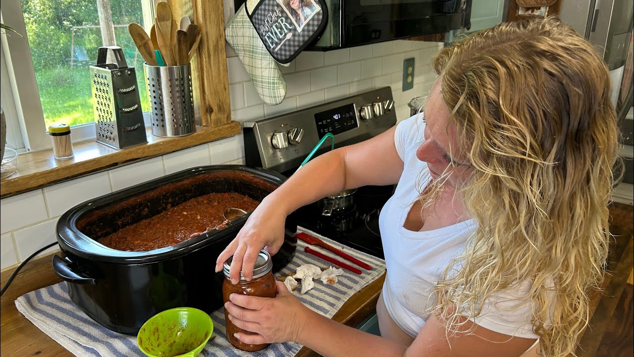 Pressure Canning Homemade Chili with Jo