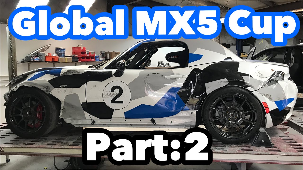 Rebuilding a Wrecked Mazda Global MX5 Cup Car Part:2