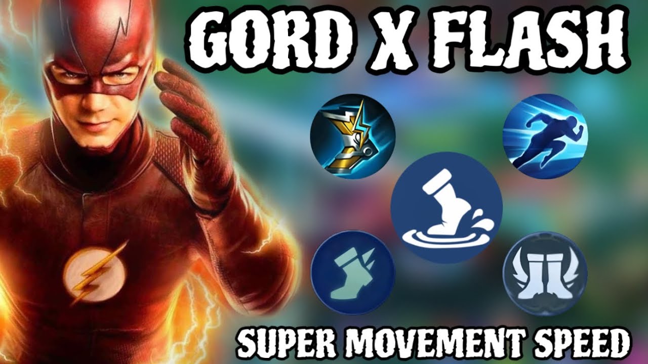 GORD X FLASH SUPER MOVEMENT SPEED🔥🔥 BEST GORD BUILD & EMBLEM TOP GLOBAL - MOBILE LEGENDS