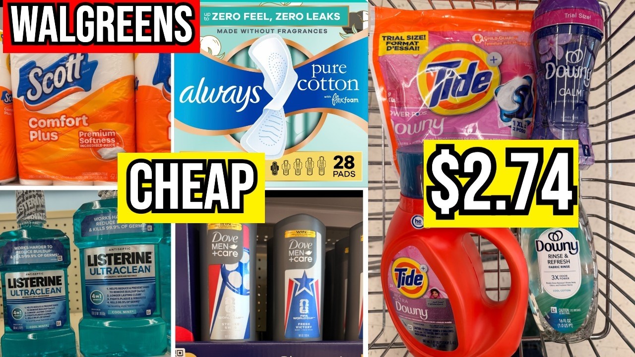 Walgreens: БОЛЬШЕ ДЕШЕВОГО TIDE до 4 июля!