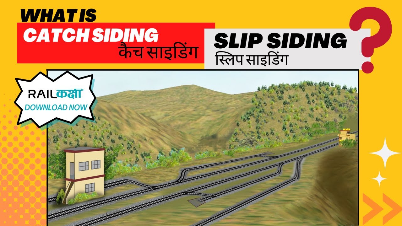 Catch siding, Slip Siding - Indian Railways