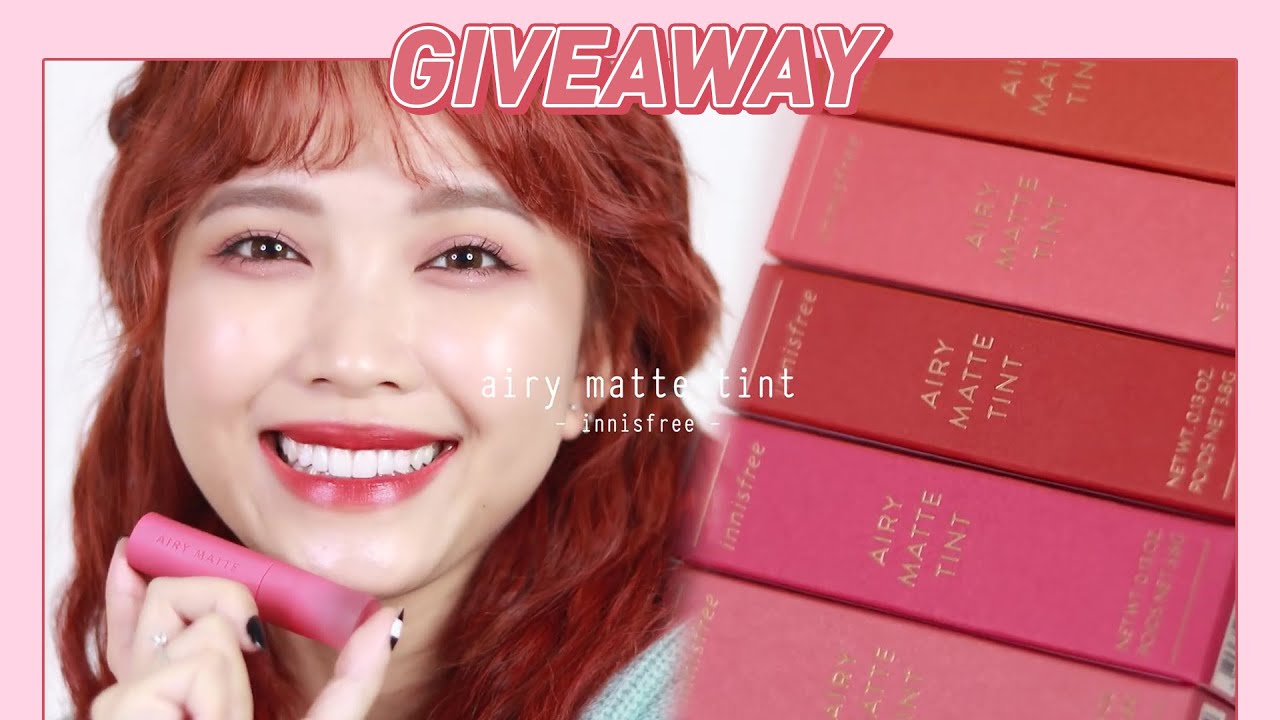 [GIVEAWAY] Swatch 08 màu son MLBB innisfree Airy Matte Tint với Bella Trương | innisfree Việt Nam