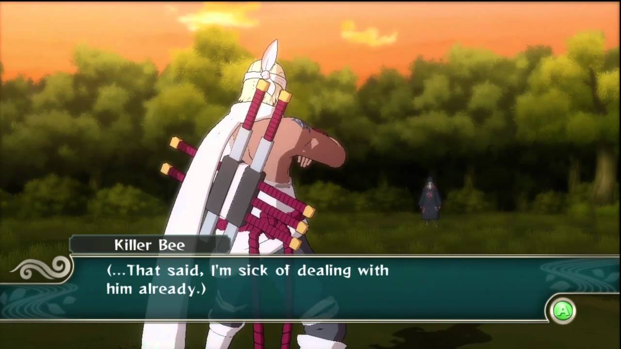 Naruto: Ultimate Ninja Storm 2 - Killer Bee vs Sasuke (Taka) Secret Battle (Japanese) HD