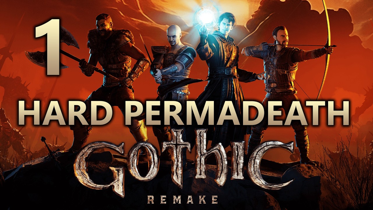 Gothic 1 Remake Walkthrough Part 1 (Hard, Permadeath, Old Camp)