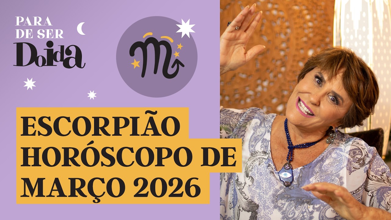 Hor&oacute;scopo escorpi&atilde;o: previs&otilde;es de mar&ccedil;o de 2026