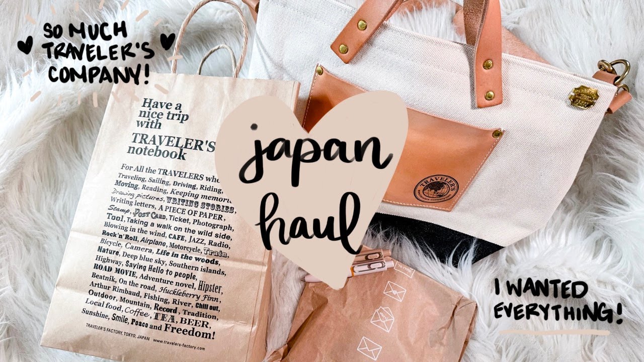 JAPAN STATIONERY HAUL | TRAVELER'S FACTORY, ITOYA & LOFT