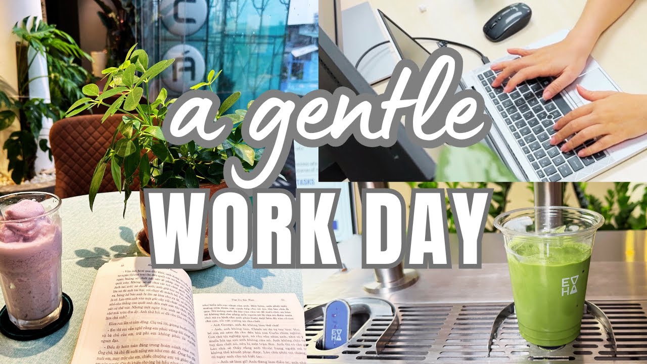 A Gentle Workday | Breakfast, Office Life & Peaceful Bookstore Evening | Silent Vlog