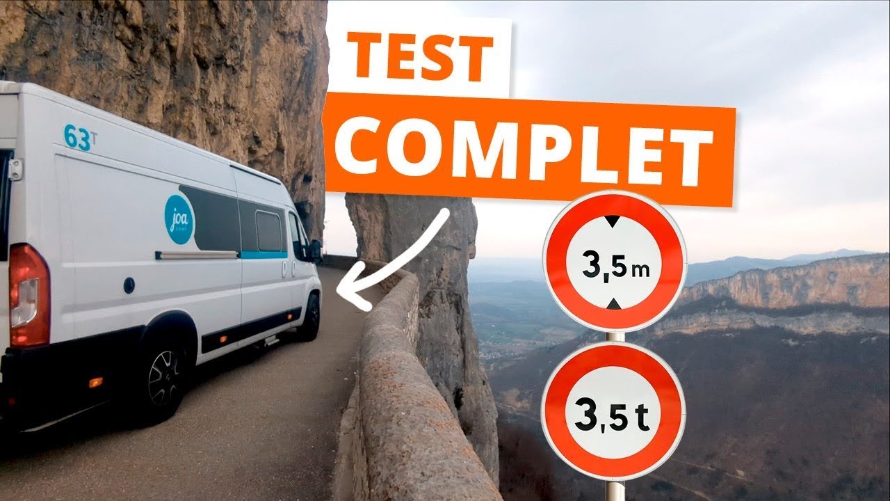 En FOURGON sur la route la plus DANGEREUSE de France ! 😮 (Joa Camp 63T)
