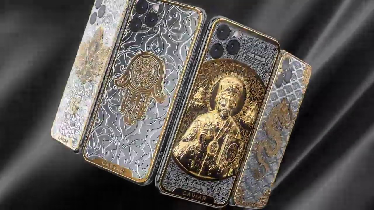 $5,290 Silver Caviar iPhone Talisman Collection