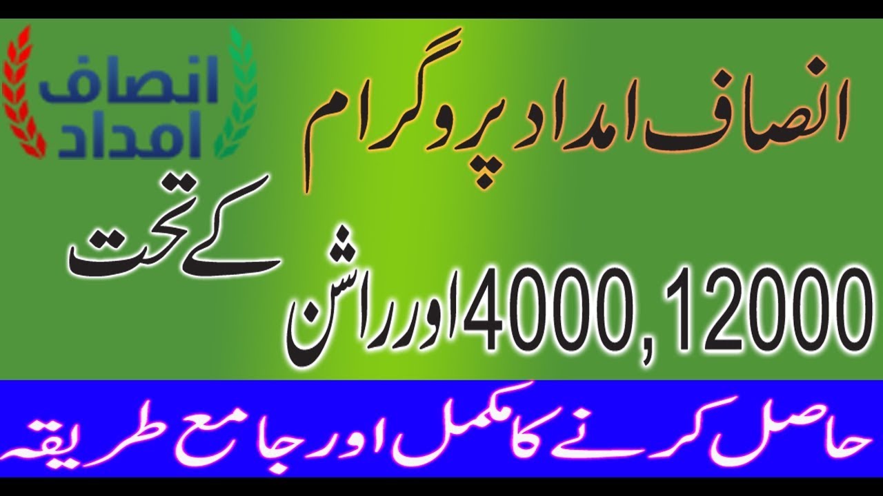 Prime Minister Insaaf Imdad Programs || Registration Method for Insaf Imdad Program wit DSP