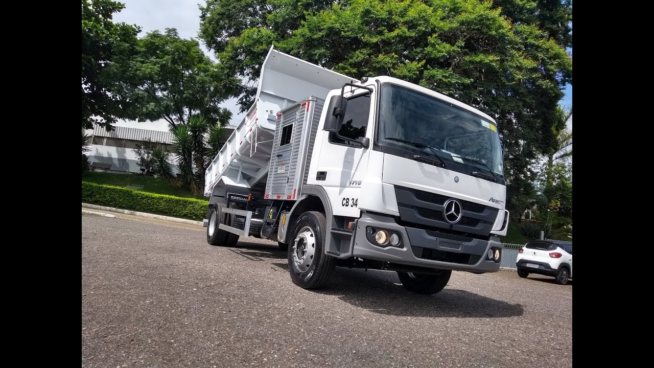 NOVO ATEGO 1719 4X2 2019 NA CAÇAMBA ROSSETTI 6m3 l MERCEDES-BENZ
