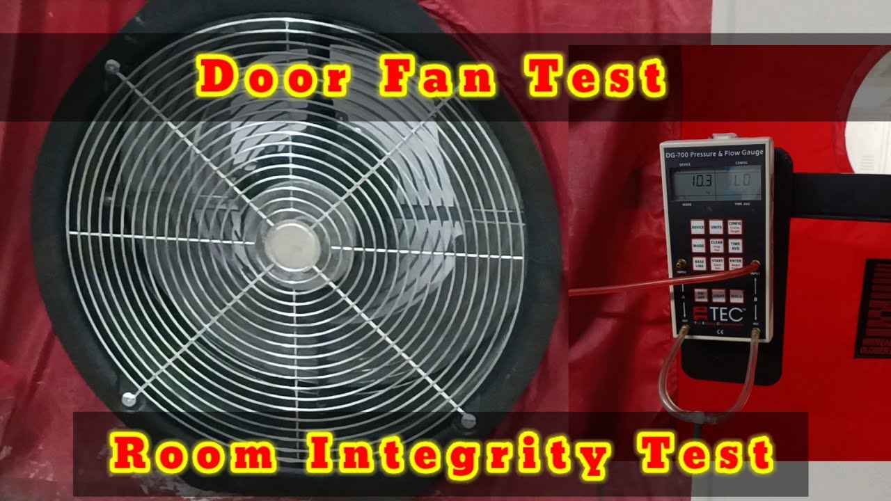 Door Fan Test 🔥🔧🔩🧯