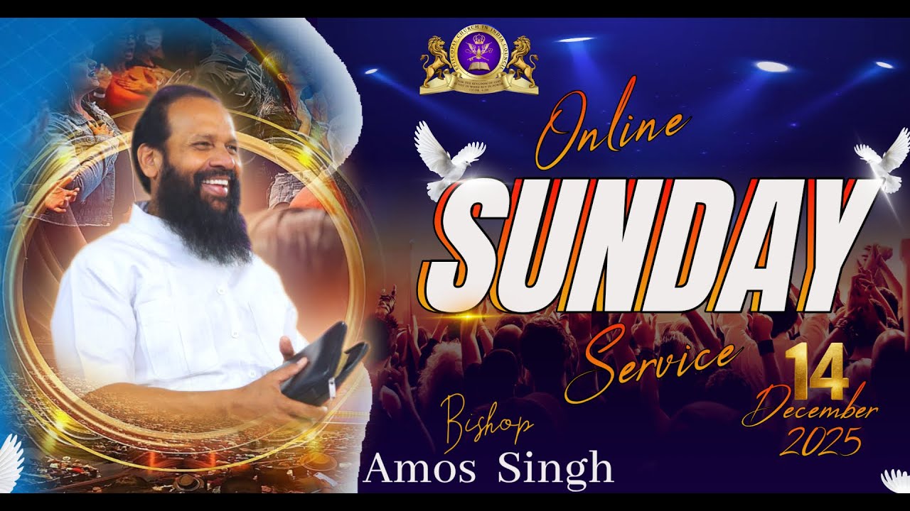 Holy Spirit Fire in Today&rsquo;s Sunday Service 🔥 | You&rsquo;ll Feel God&rsquo;s Power || Bishop Amos Singh ||