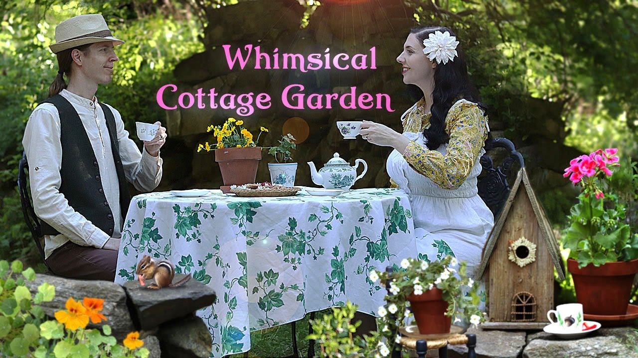 Adding Whimsy to our Cottage Garden 🏡Vintage Summer Tea Time🌿