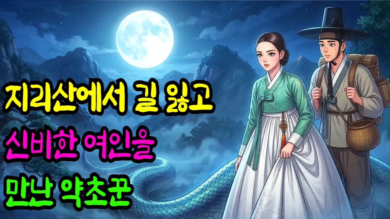지리산 뱀사골에 병든 어머니 약 구하러 들어간 약초꾼이 만난 신비의 여인, 죽다 살아난 약초꾼 | 야담.민담.전설.설화.옛날이야기.오디오북
