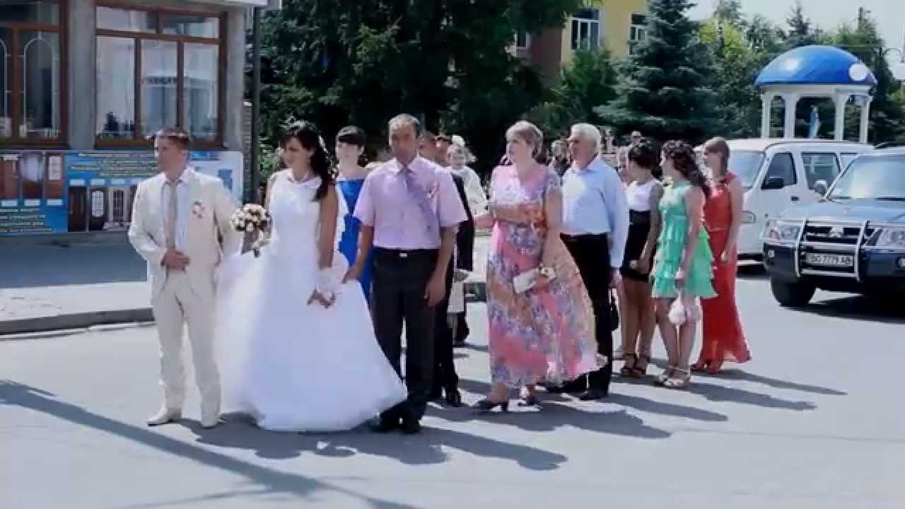 Wedding is in Skalat.З музикою по місту.Весілля в Скалаті.27.07.2014р.