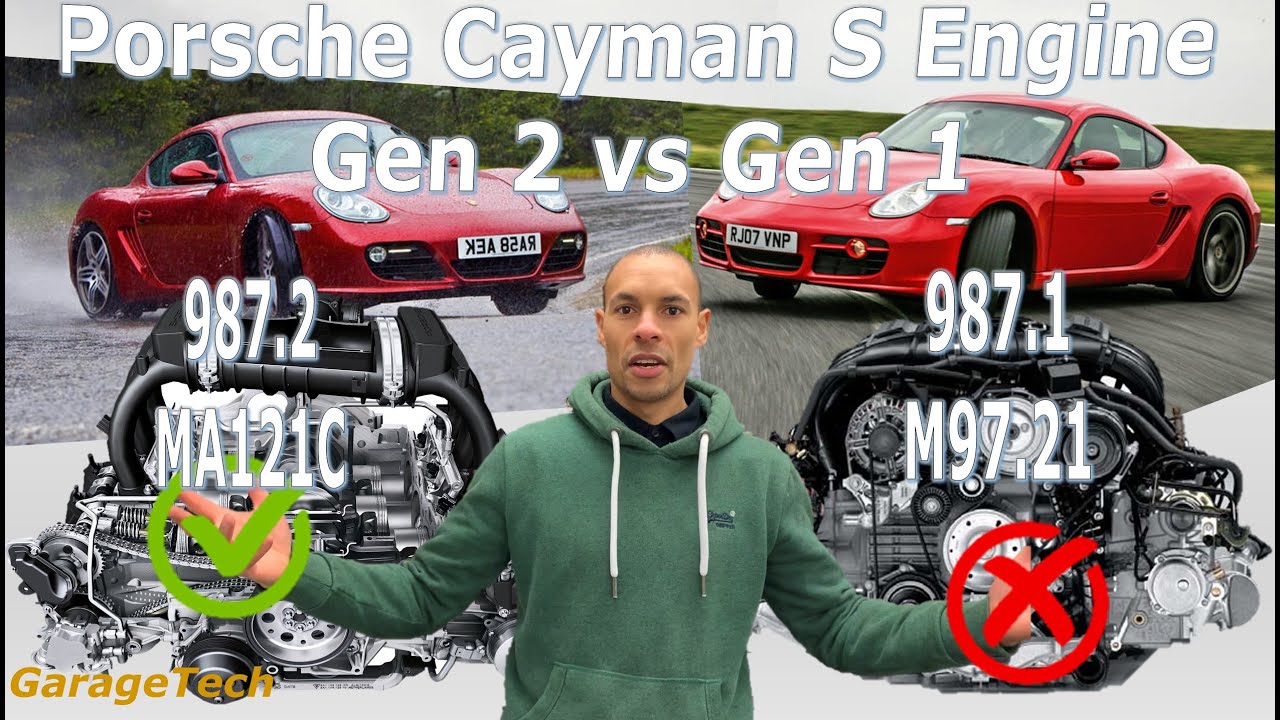 Двигатель Porsche Cayman S — Gen 1 987.1 M97 против Gen 2 987.2 MA1 (9A1) Почему Gen 2 намного лу...