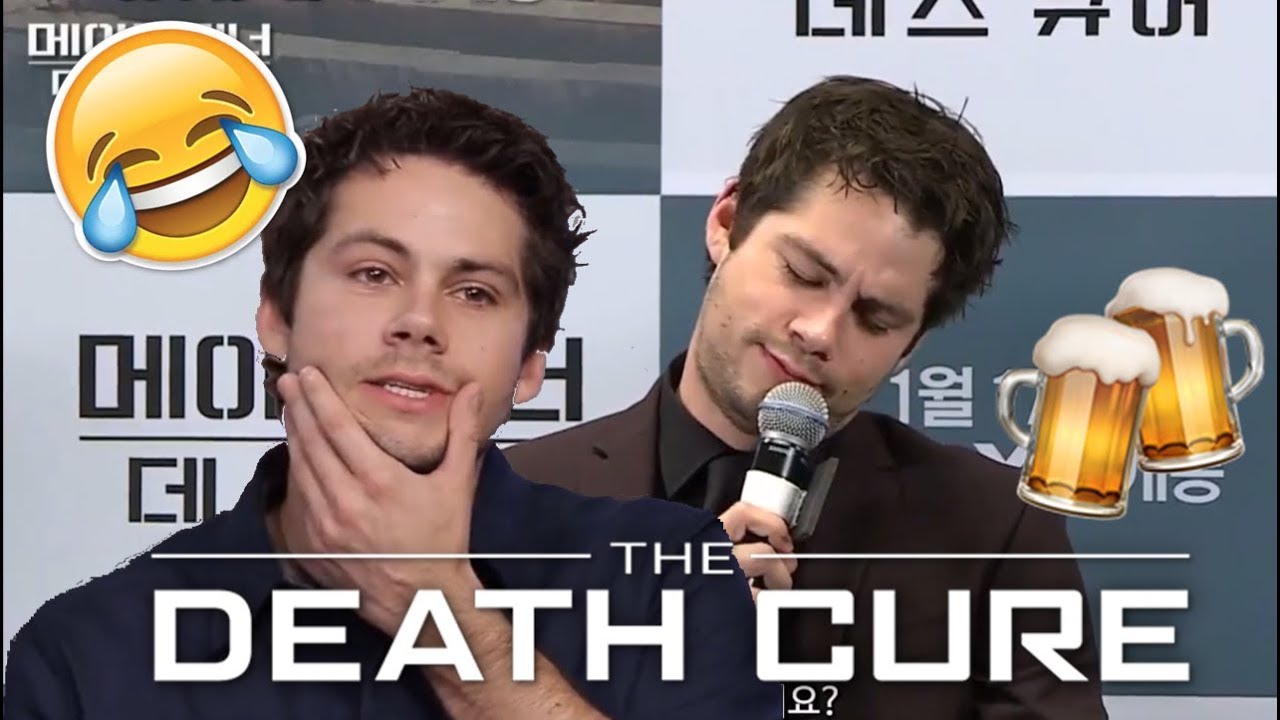 Dylan O'Brien being Drunk during Death Cure Press Tour (Maze Runner 3)