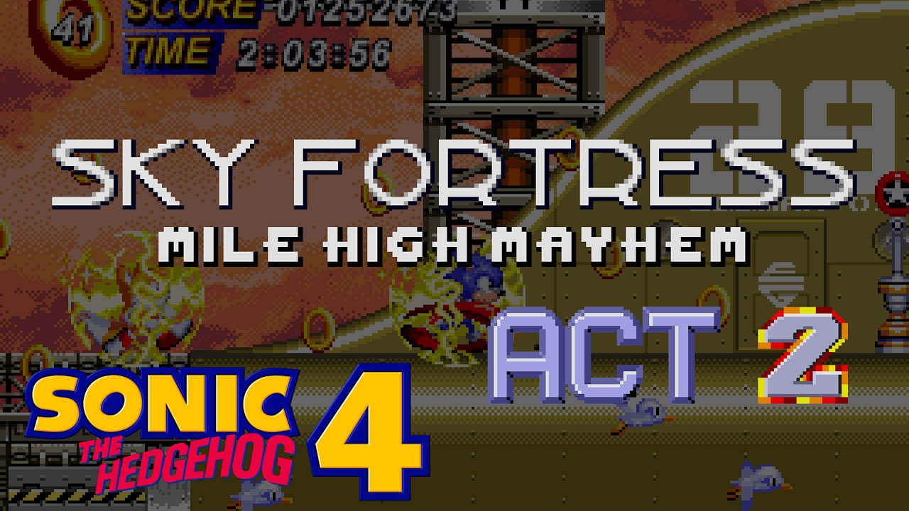 Sonic The Hedgehog 4 - Sky Fortress Zone Act 2 (SEGA 32X Remix)