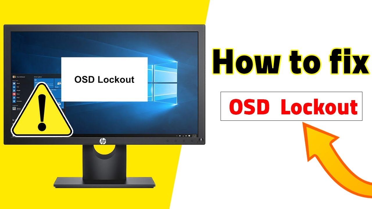 OSD Lockout message on HP LCD