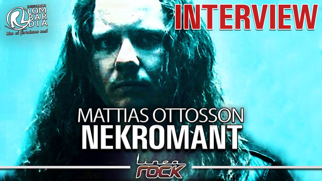NEKROMANT - Mattias interview @Linea Rock 2021 by Barbara Caserta