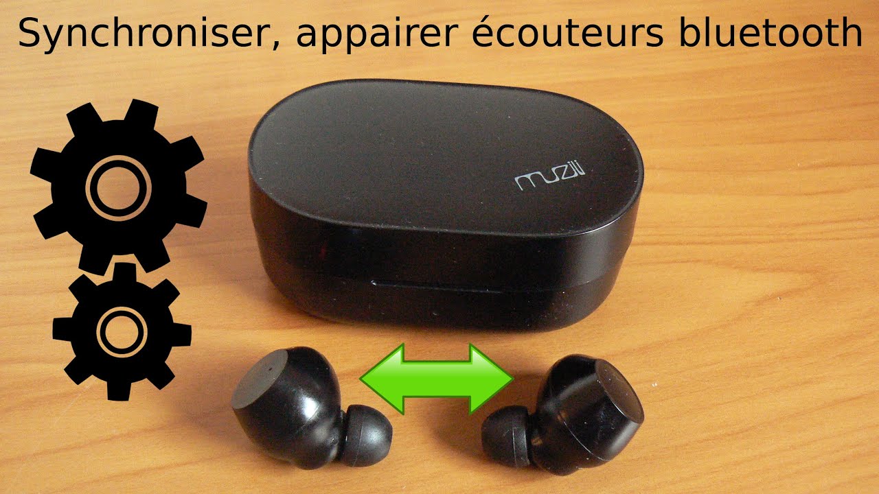 Comment réinitialiser, synchroniser, appairer une paire d'écouteurs bluetooth ET2 MUZILI 2ATWG YGG1