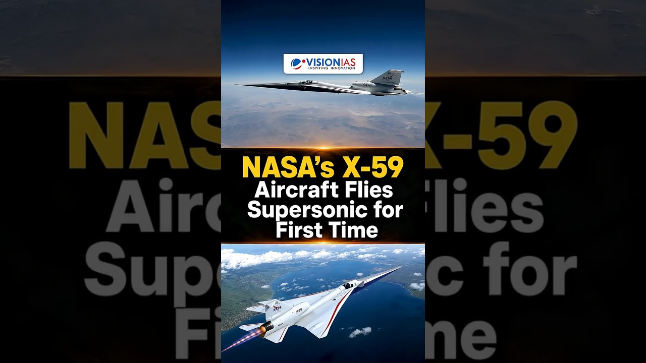 NASA&rsquo;s X-59 Aircraft Flies Supersonic for First Time