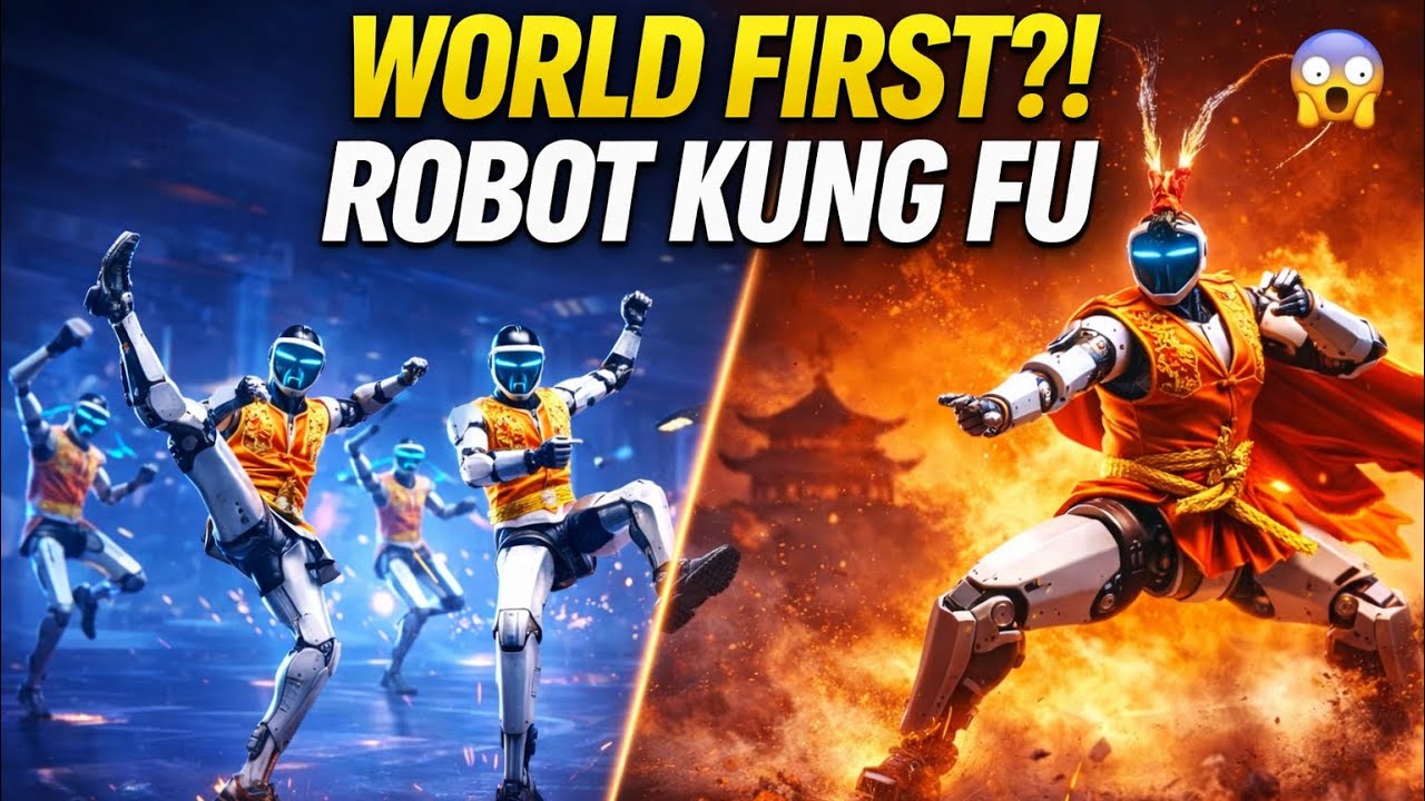 Unitree G1 & H2 Robots Showcase Incredible Martial Arts Moves