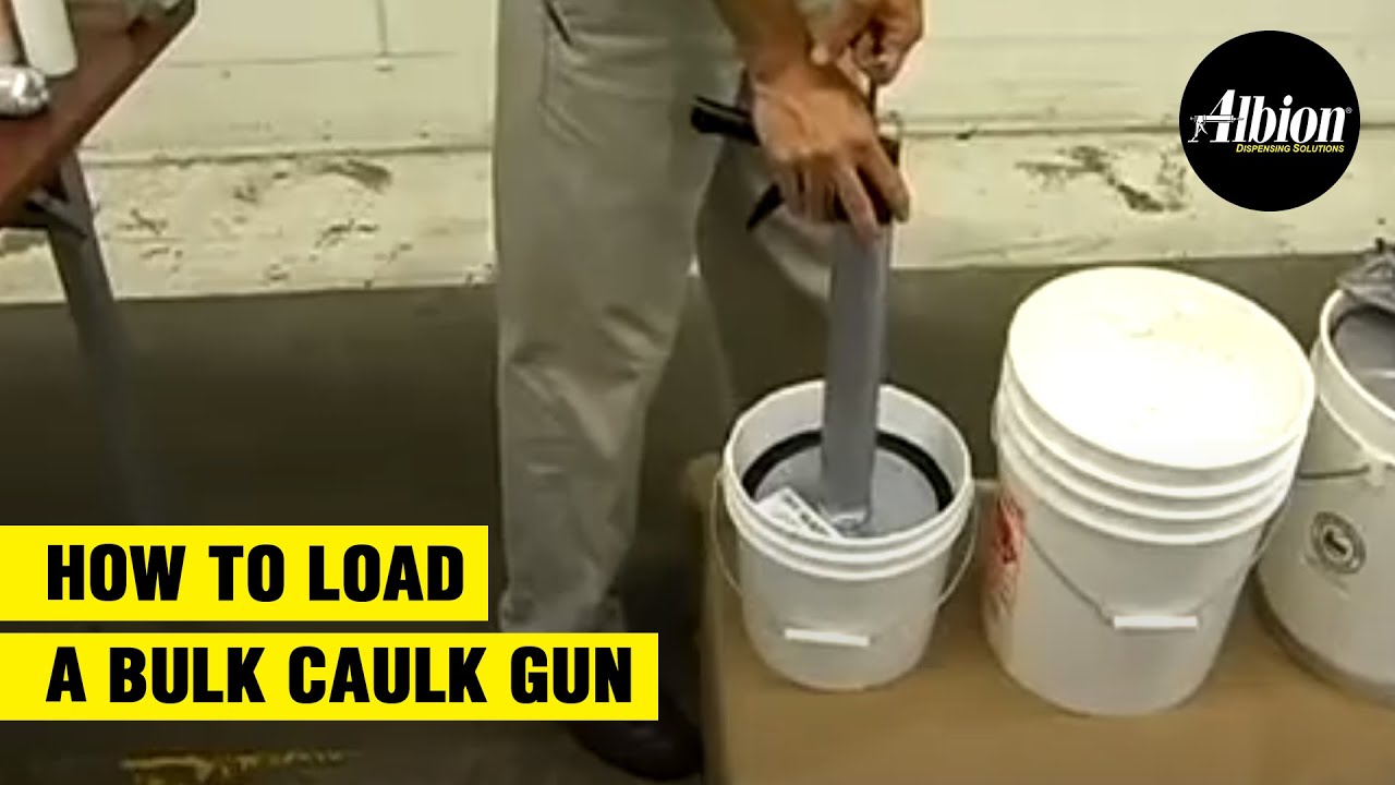 How to Load a Bulk Caulk Gun From a Pail  | Albion Engineering