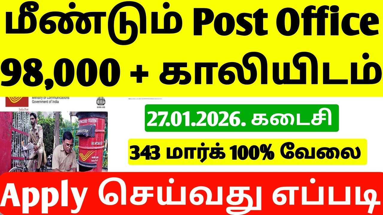 Post Office Recruitment | GDS Vacancy 2026 | India Post GDS Vacancy 2026 | Post Office Vacancy 2026