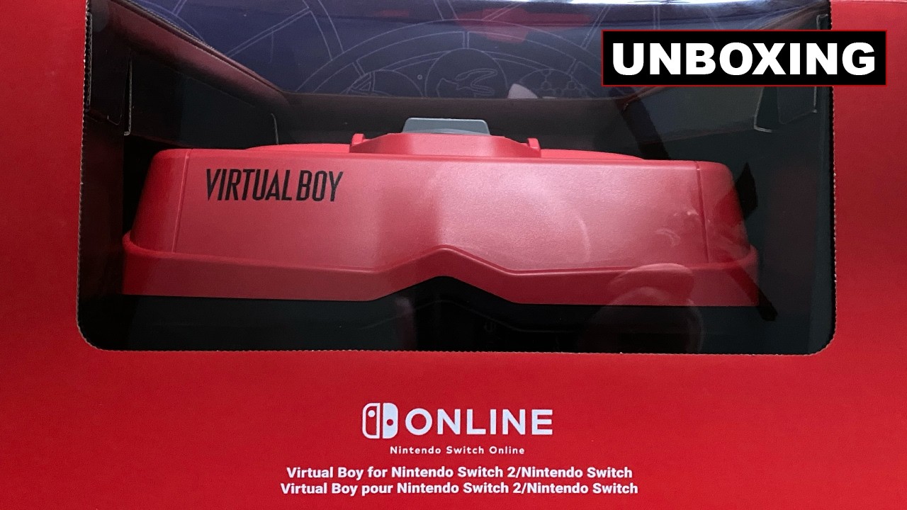 Unboxing the New Virtual Boy Nintedno Switch Accessory