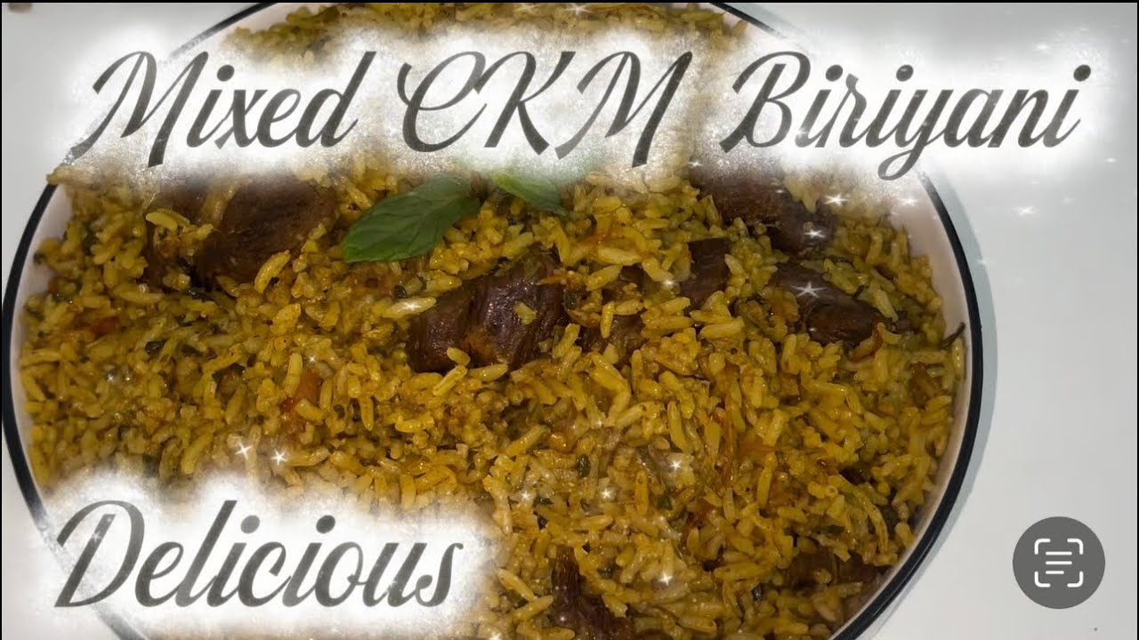 ASMR 🍛 Mixed CKM Biryani | Rich, Aromatic & Super Delicious Homemade Biryani  Looks yum 😋 