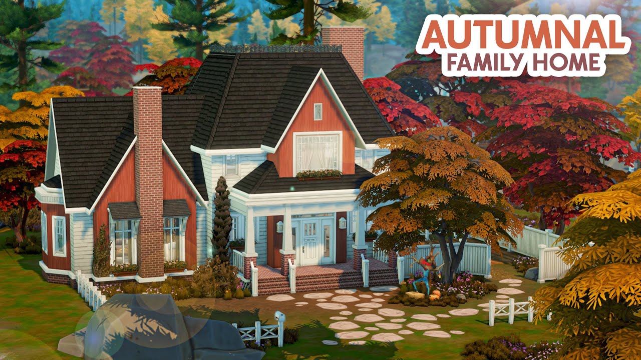Copperdale Autumnal Home // The Sims 4 Speed Build