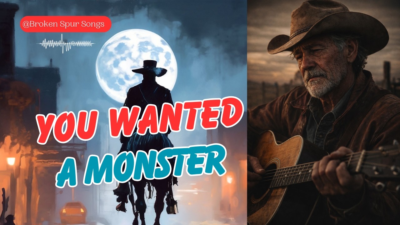 YOU WANTED A MONSTER | Outlaw Dark Country (Official Lyric Video)