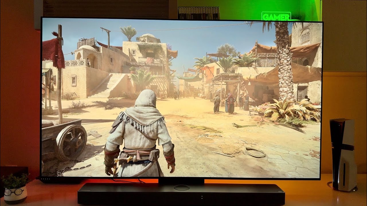 Assassin&rsquo;s Creed Mirage Looks STUNNING on LG OLED C5 | PS5 PRO Gameplay (4K 60FPS HDR)