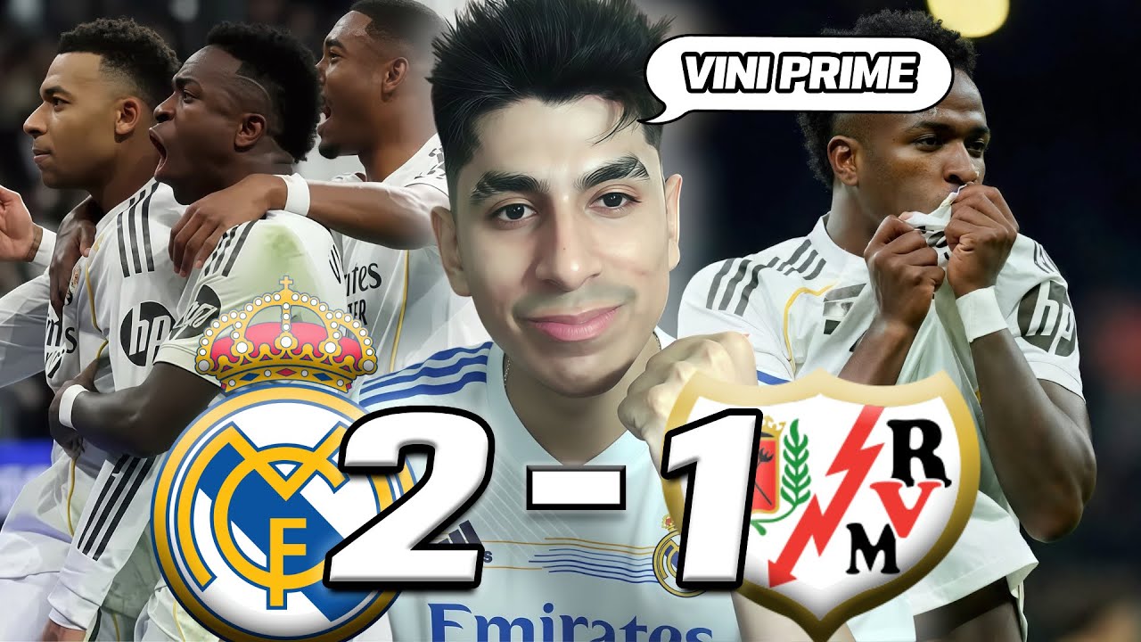 EL MADRID SUFRE PERO GANA - REAL MADRID 2 - 1 RAYO VALLECANO